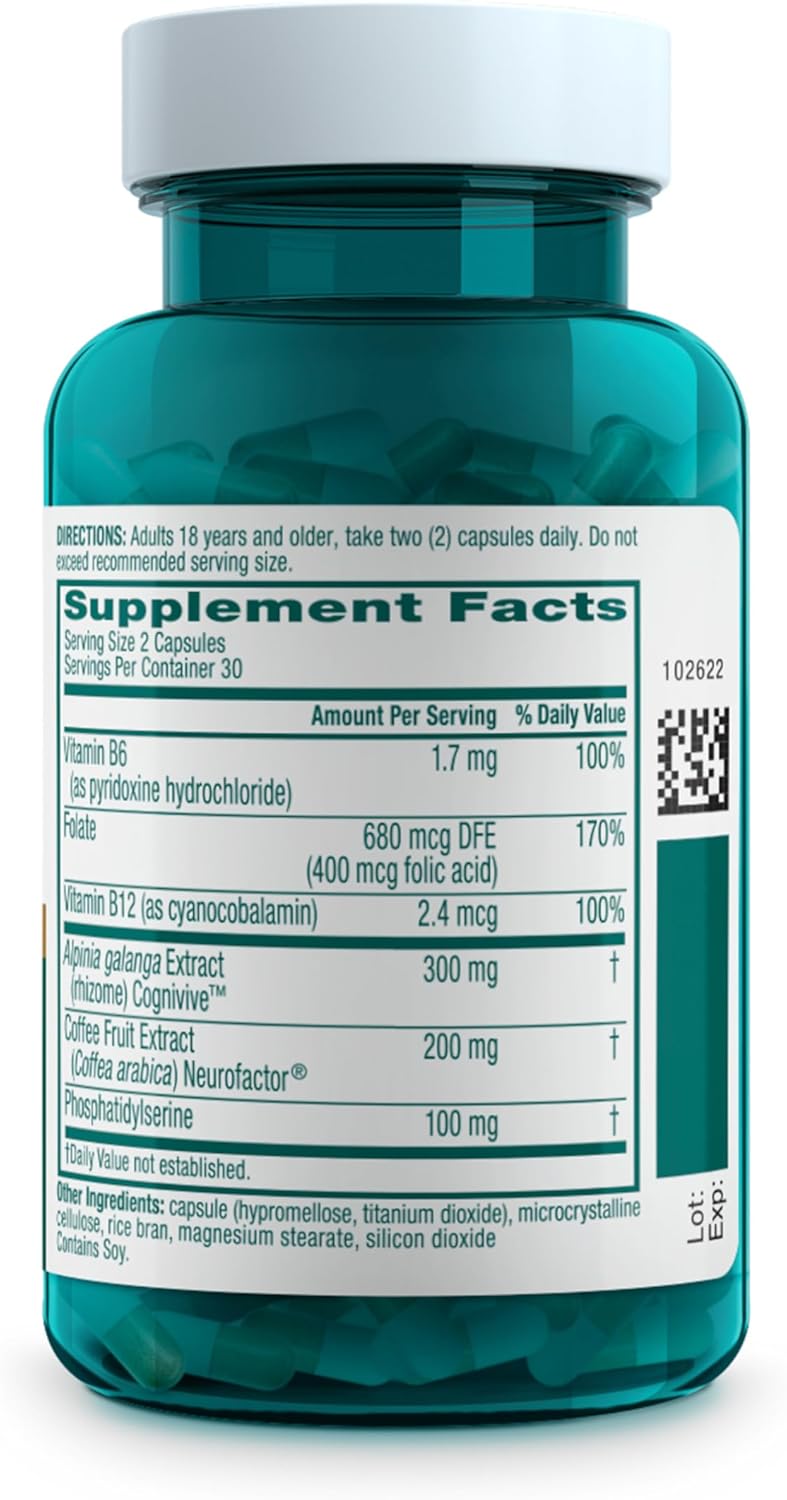 NEURIVA Brain Health Ultra Mental Alertness Supplement 60 Capsules