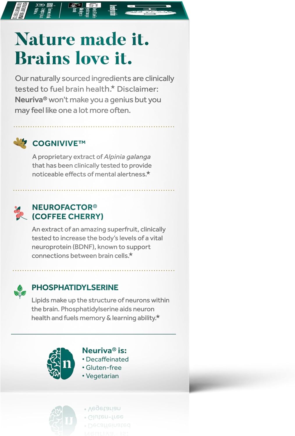 NEURIVA Brain Health Ultra Mental Alertness Supplement 60 Capsules