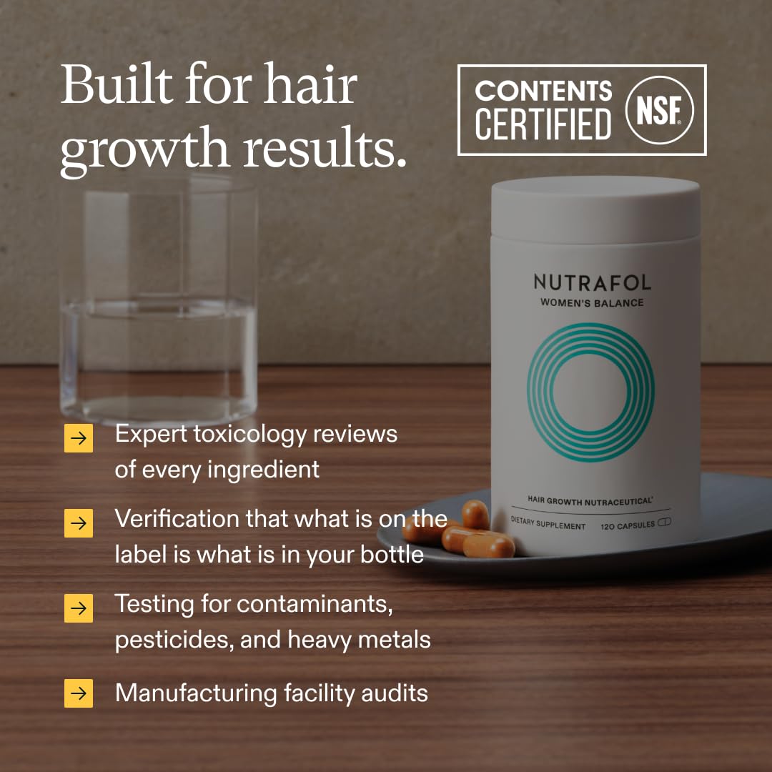 Nutrafol Women's Hair Growth Nutraceutical Ages 45 and Up,
